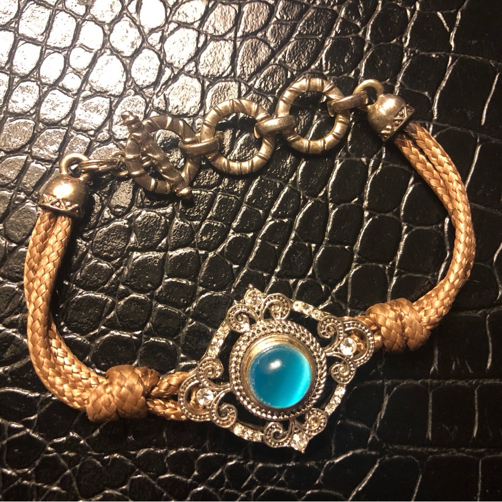 Silk braided bracelet